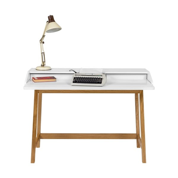 Darbo stalas su baltu stalviršiu Woodman St. James-image-4