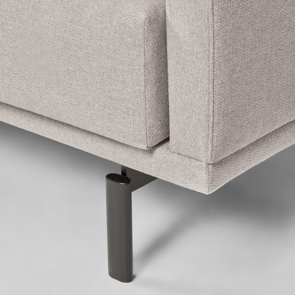 Smėlio spalvos kampinė sofa Kave Home Galene, kairysis kampas, 254 cm-image-1