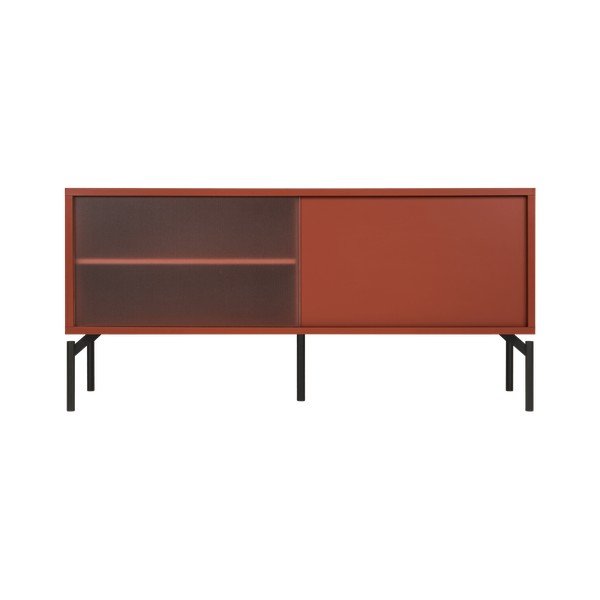 Terakotos spalvos TV spintelė 116x55x42 cm Met Mini – noo.ma-image-2