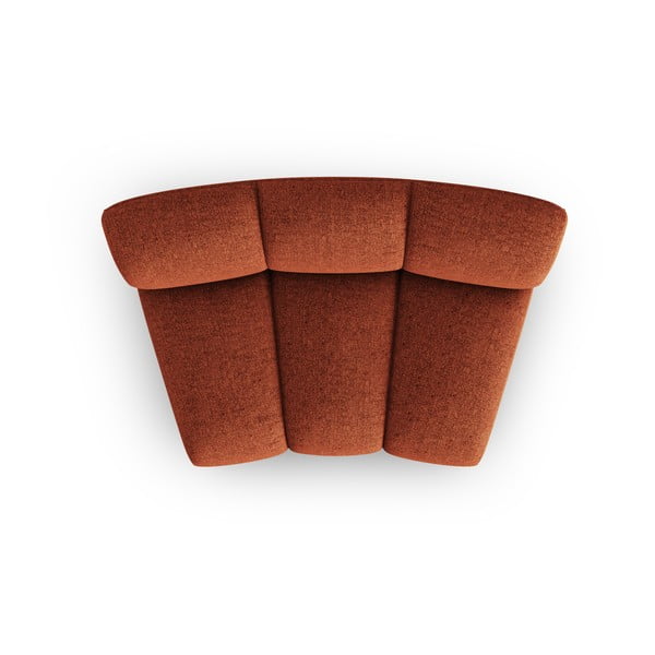 Modulinė sofa raudonos plytų spalvos (modulinė) Lupine – Micadoni Home-image-2
