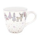 Baltos ir rožinės spalvos keramikos puodelis Green Gate Kids