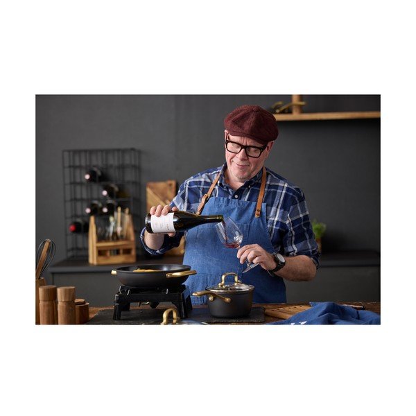 Iš aliuminio prikaistuvis su dangčiu/su nelimpančia danga tinka indukcinei viryklei 1,5 l – Holm-image-1