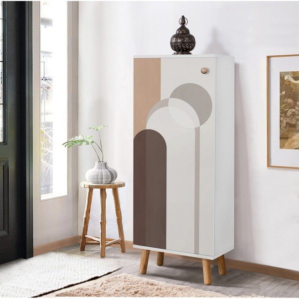 Spintelė baltos spalvos 50x135 cm Vegas – Kalune Design-image-3