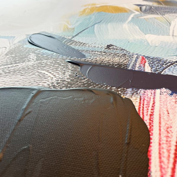 Paveikslas su rankomis dažytais elementais 70x100 cm Cro – Styler-image-3