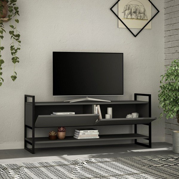 Antracito spalvos TV staliukas Metola Anthracite-image-3