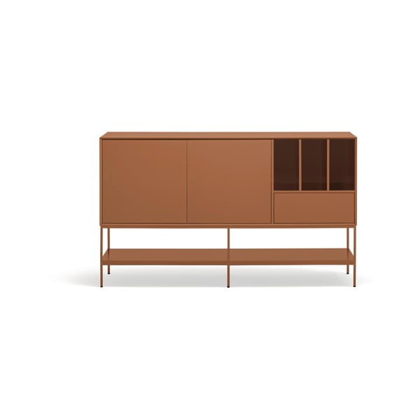 Šoninė spintelė raudonos plytų spalvos 166x98x45 cm Platt – Teulat