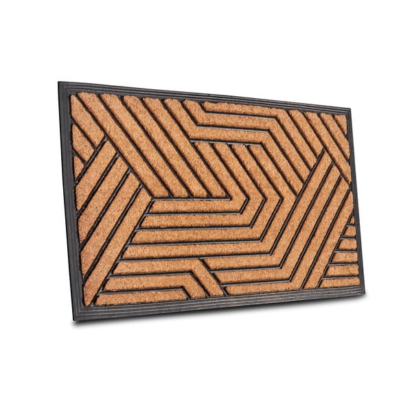 Iš kokoso pluošto grindų kilimėlis 45x75 cm Labyrinth – Hanse Home