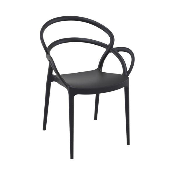 4 juodai pilkų sodo kėdžių rinkinys "Resol Mila