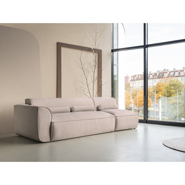 Modulinis gultas smėlio spalvos (su kairiuoju kampu) Flex Felix – Miuform-image-3