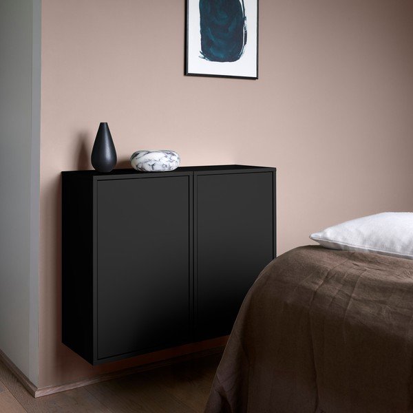 Sieninis juodos spalvos skalbinių krepšys Laundry Box – ReCollector-image-2