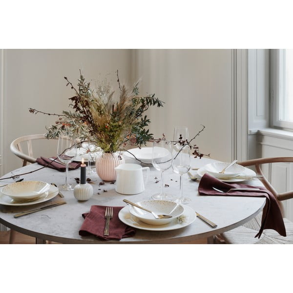 Balta porcelianinė žvakidė Kähler Design Hammershoi, ⌀ 7,5 cm-image-1