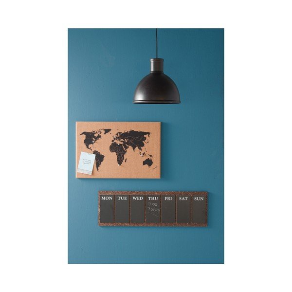 Sieninė lenta su savaitės planu PT LIVING Cork, 78 x 25 cm-image-1