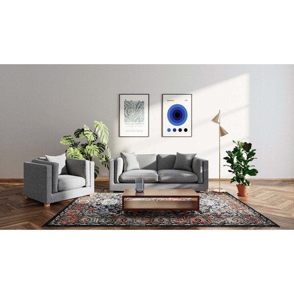 Sofa pilkos spalvos 235 cm Pomo – Ame Yens-image-1