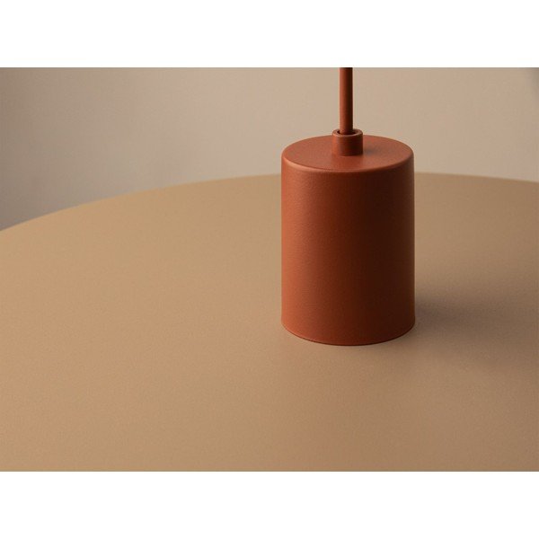 Smėlio spalvos iš metalo kabantis šviestuvas ø 40 cm Ori – Micadoni -image-3