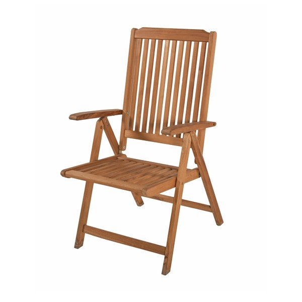 Medžio masyvo sodo krėslas rudos spalvos Solo – Garden Pleasure