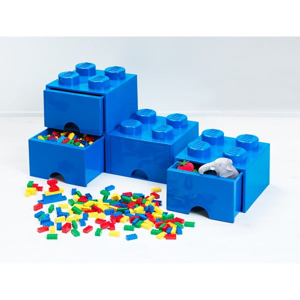 Mėlyna rašomojo stalo dėžutė su stalčiumi LEGO®, 31 x 16 cm-image-2