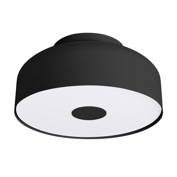 Juodos spalvos lubinis šviestuvas ø 30 cm Blacko – Sollux