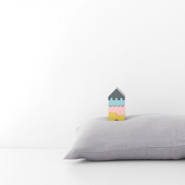 Vaikiškas pilkas lininis užvalkalas Linen Tales Nature, 40 x 60 cm-image-3