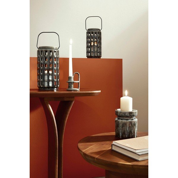 Iš keramikos žibintas (aukštis 30 cm) Darreh – Bizzotto-image-1