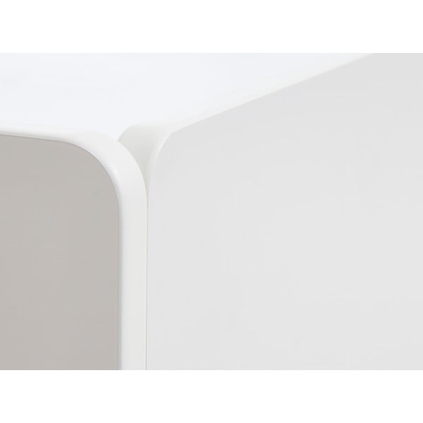 Baltos spalvos TV spintelė 160x55x45 cm Bera – Unique Furniture-image-3