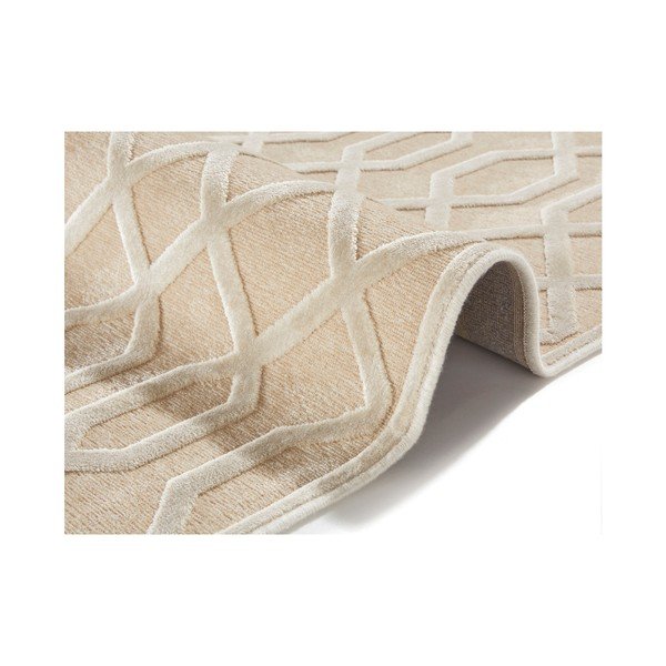Kreminės spalvos viskozės kilimas Mint Rugs Caine, 160 x 230 cm-image-2