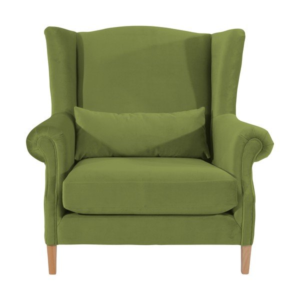 Žalias aksomo krėslas Max Winzer Harvey Velvet-image-2