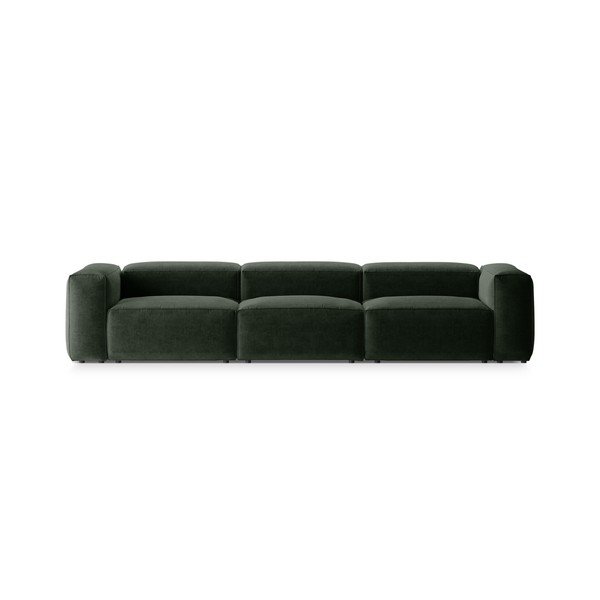 Žalios spalvos sofa 364 cm Bergamo – Cosmopolitan Design