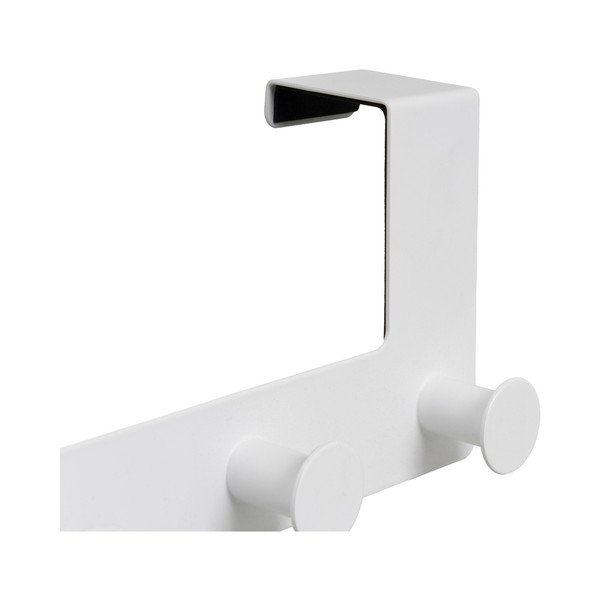 Durų pakaba iš metalo baltos spalvos/juodos spalvos 35 cm – Casa Selección-image-3