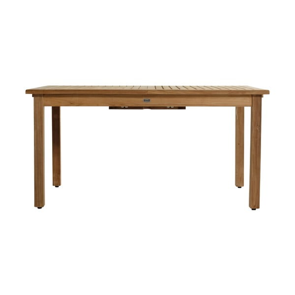 Iš tikmedžio masyvo sodo valgomojo stalas 90x150 cm Java – Hartman