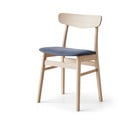 Iš ąžuolo masyvo valgomojo kėdė mėlynos spalvos/natūralios spalvos Mosbøl – Hammel Furniture