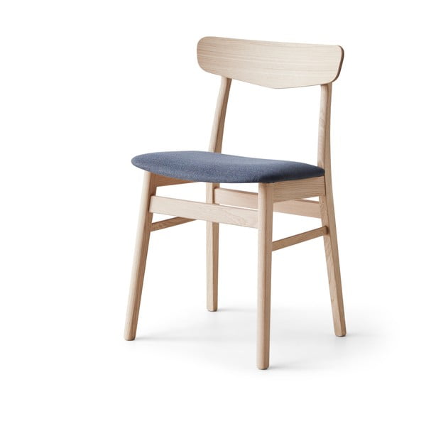 Iš ąžuolo masyvo valgomojo kėdė mėlynos spalvos/natūralios spalvos Mosbøl – Hammel Furniture