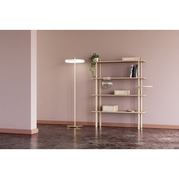 Pastatomas šviestuvas baltos spalvos LED su pritemdymo funkcija su metaliniu gaubtu (aukštis 151 cm) Asteria Floor – UMAGE-image-1