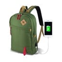 Žalia kuprinė su USB jungtimi My Valice FREEDOM Smart Bag