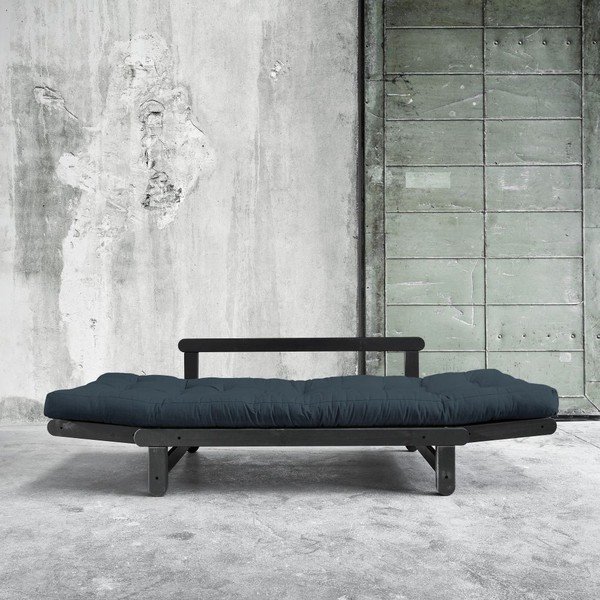 Sofa lova "Karup Beat" juoda/juodai mėlyna-image-1