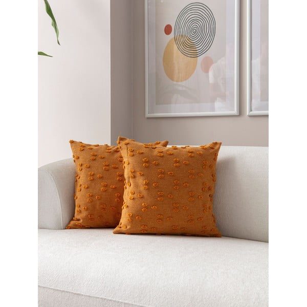 Dekoratyviniai pagalvių užvalkalai 2 vnt. 43x43 cm Tuffet – Mioli Decor-image-1