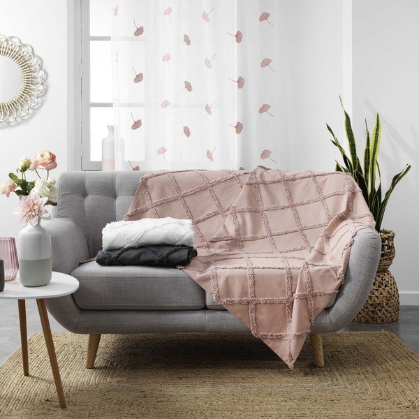 Iš medvilnės antklodė ir pledas 125x150 cm Calyssa – douceur d'intérieur-image-2
