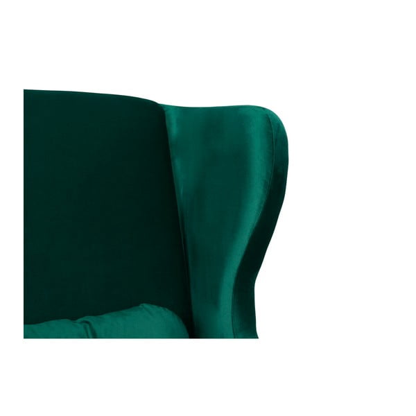 Tamsiai žalias krėslas SKANDICA Ingrid Green-image-3