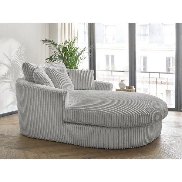 Pilkos spalvos krėslas iš kordinio velveto Belem – Bobochic Paris-image-1