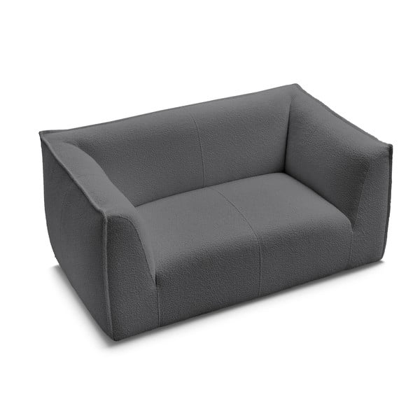 Tamsiai pilkos spalvos iš boucle sofa 170 cm Giorgia – Bobochic Paris-image-4