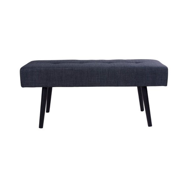 Tamsiai pilkas suoliukas House Nordic Skiby, 100 x 35 cm