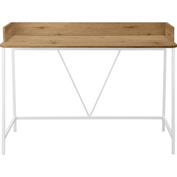 Rašomasis stalas su ąžuolo dekoro stalviršiu 50x120 cm Savona – Støraa