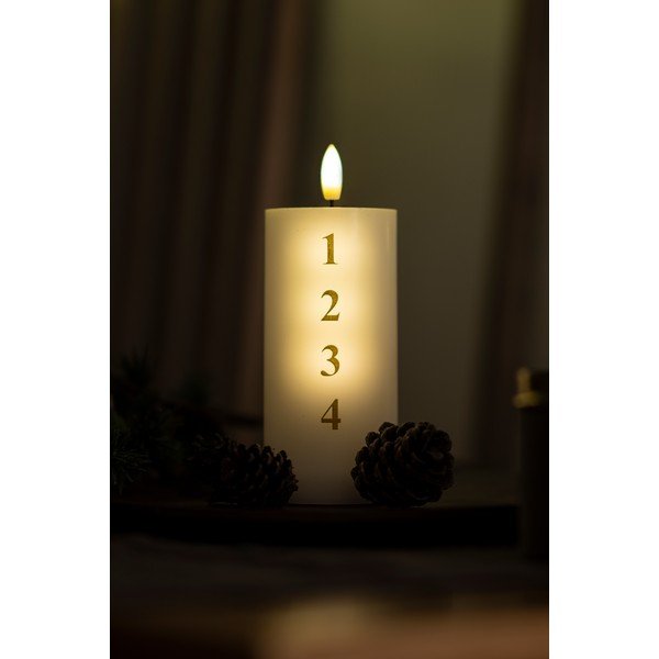 LED žvakė reikia baterijų (aukštis 15 cm)  Sille Advent – Sirius-image-1