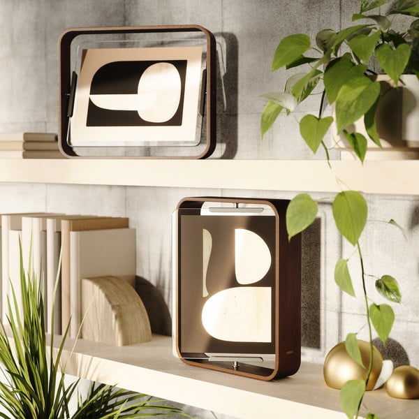 Iš medžio pastatomas rėmas tamsiai rudos spalvos 26x31,5 cm Bellwood – Umbra-image-3