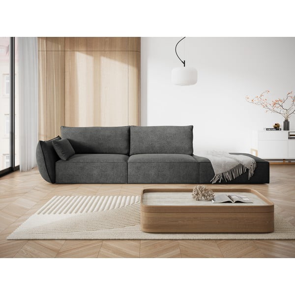 Gultas pilkos spalvos (su kairiuoju kampu) Vanda – Mazzini Sofas-image-1