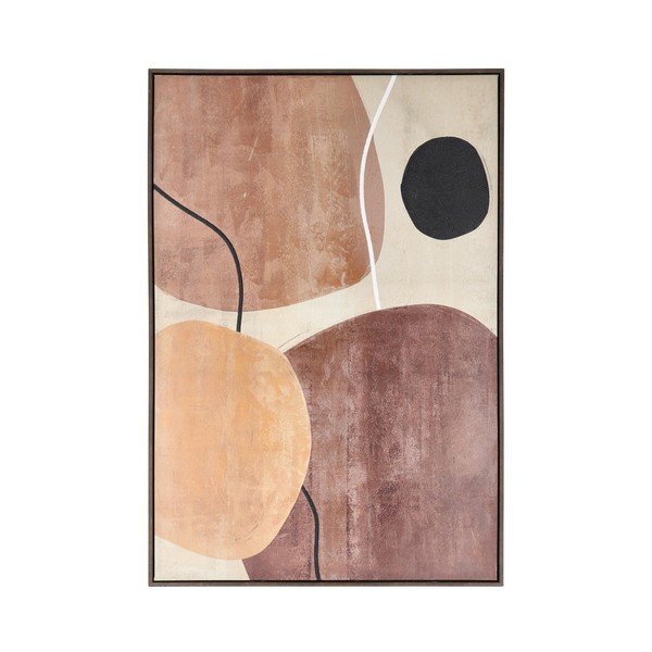 Spausdintas/su rankomis dažytais elementais paveikslas su rėmeliu/tapyba ant drobės 83x123 cm Gallery – Bizzotto