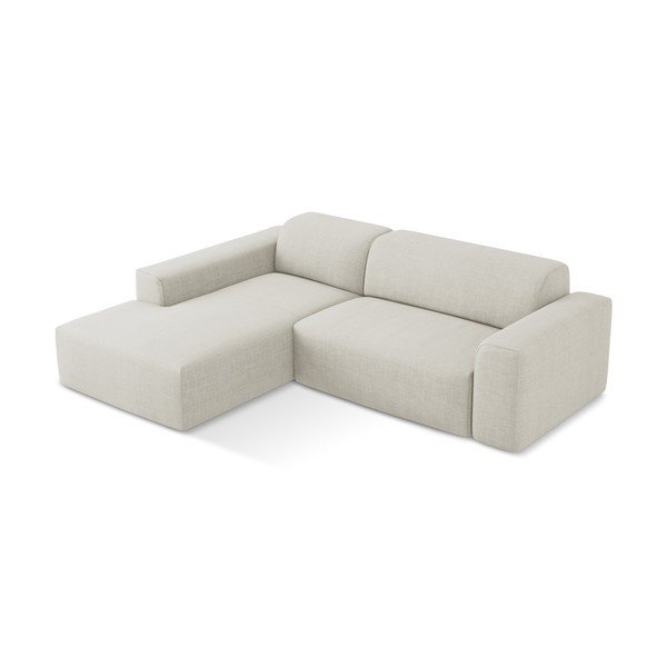Smėlio spalvos kampinė sofa (su kairiuoju kampu/su gultu) Keli – Makamii-image-3