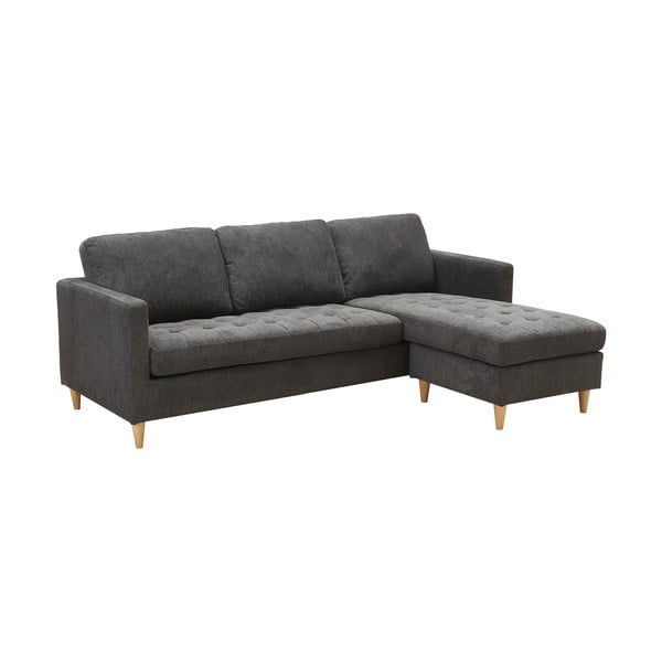 Kampinė sofa tamsiai pilkos spalvos Firenze – House Nordic-image-3