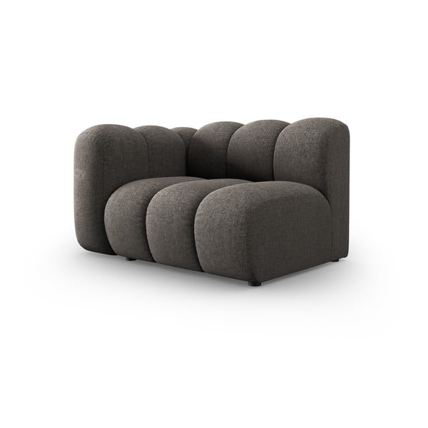 Modulinė sofa tamsiai pilkos spalvos (su kairiuoju kampu) Lupine – Micadoni Home-image-1