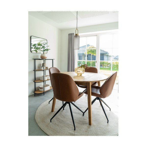 Rankų darbo vaza šviesiai geltonos spalvos iš stiklo – House Nordic-image-2