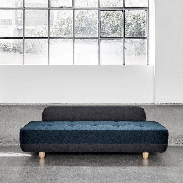 Sofa "Karup Stomp" tamsiai pilka / tamsiai mėlyna-image-3